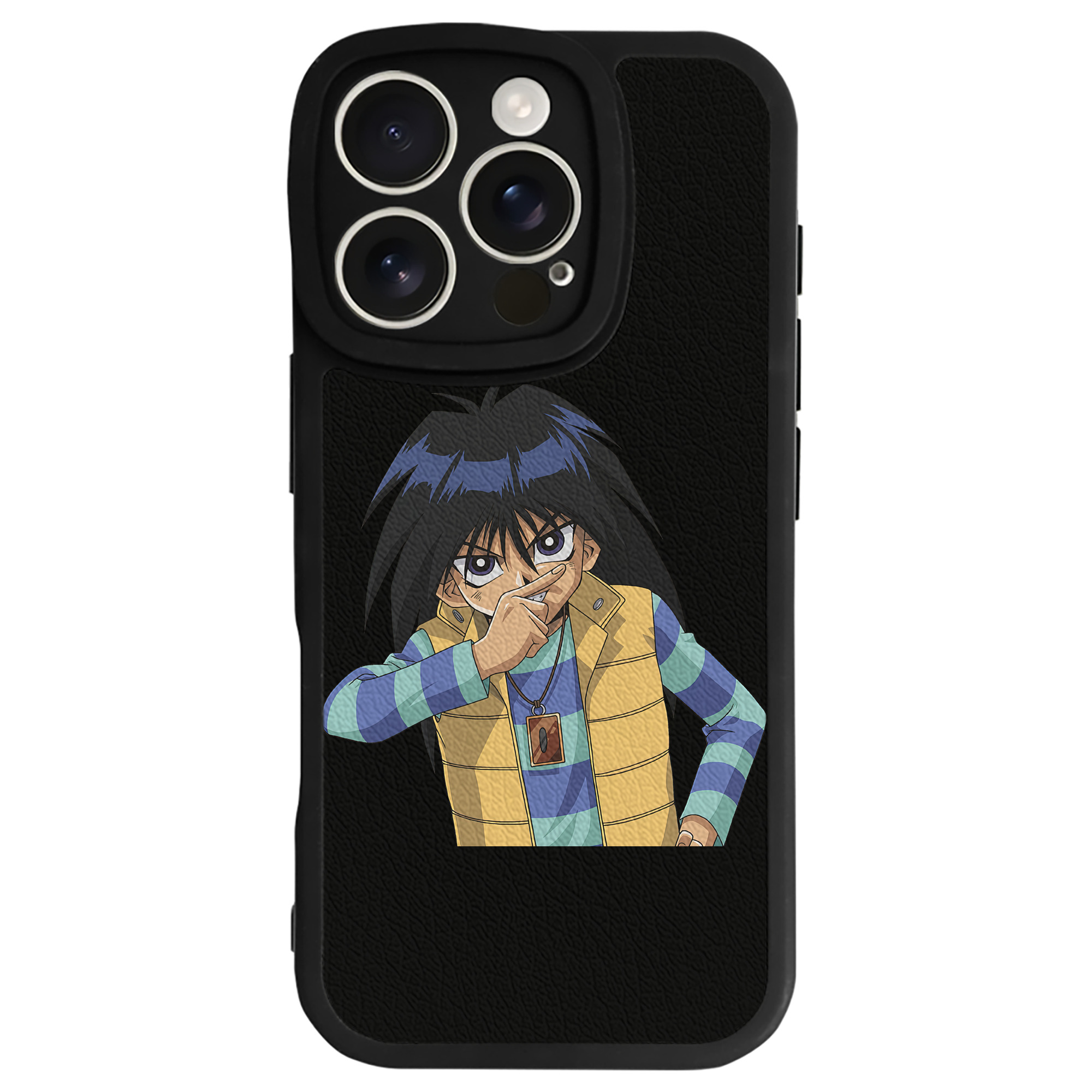 遊☆戯☆王 Yu-Gi-Oh! 【iPhone 16シリーズ対応】シリコンスマホケース（レザー調） 材質：シリコン